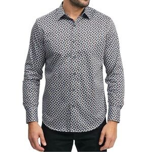 NWT Robert Graham SPUN OUT Classic Fit Mens Long Sleeve Button Down Shirt sz M